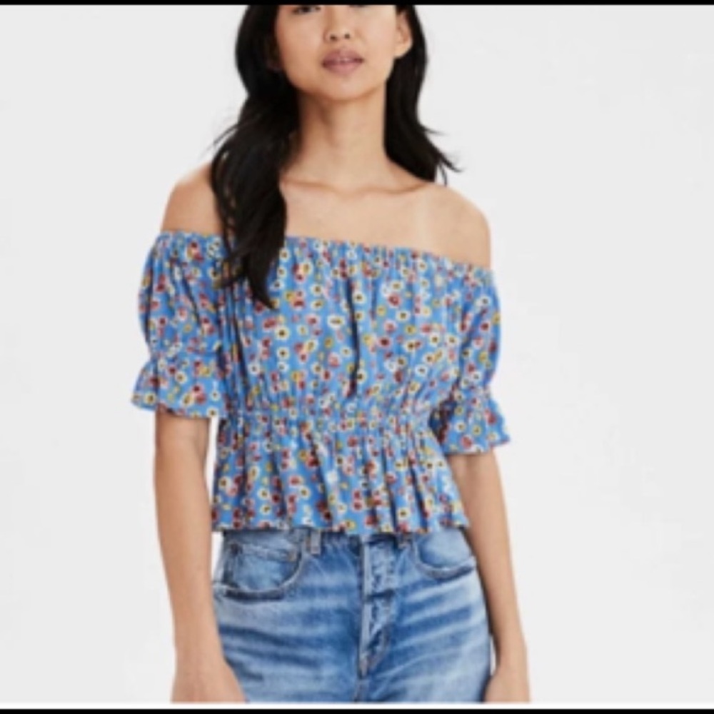 NWT American Eagle Floral Blouse
